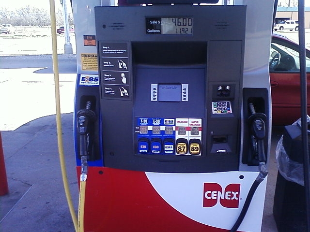 New C-Store pumps on Hwy 30