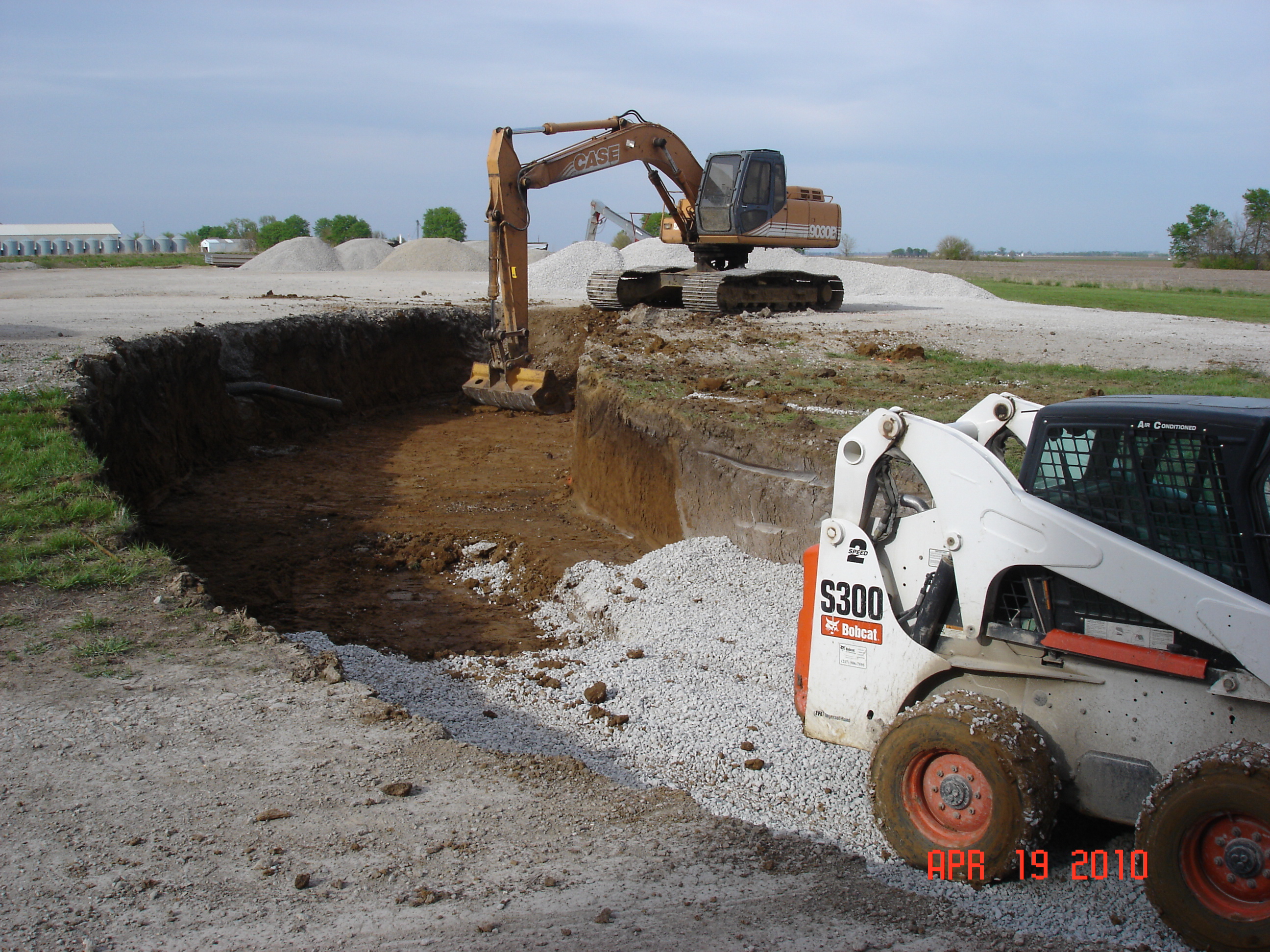 Foundation for Bin at Johnston