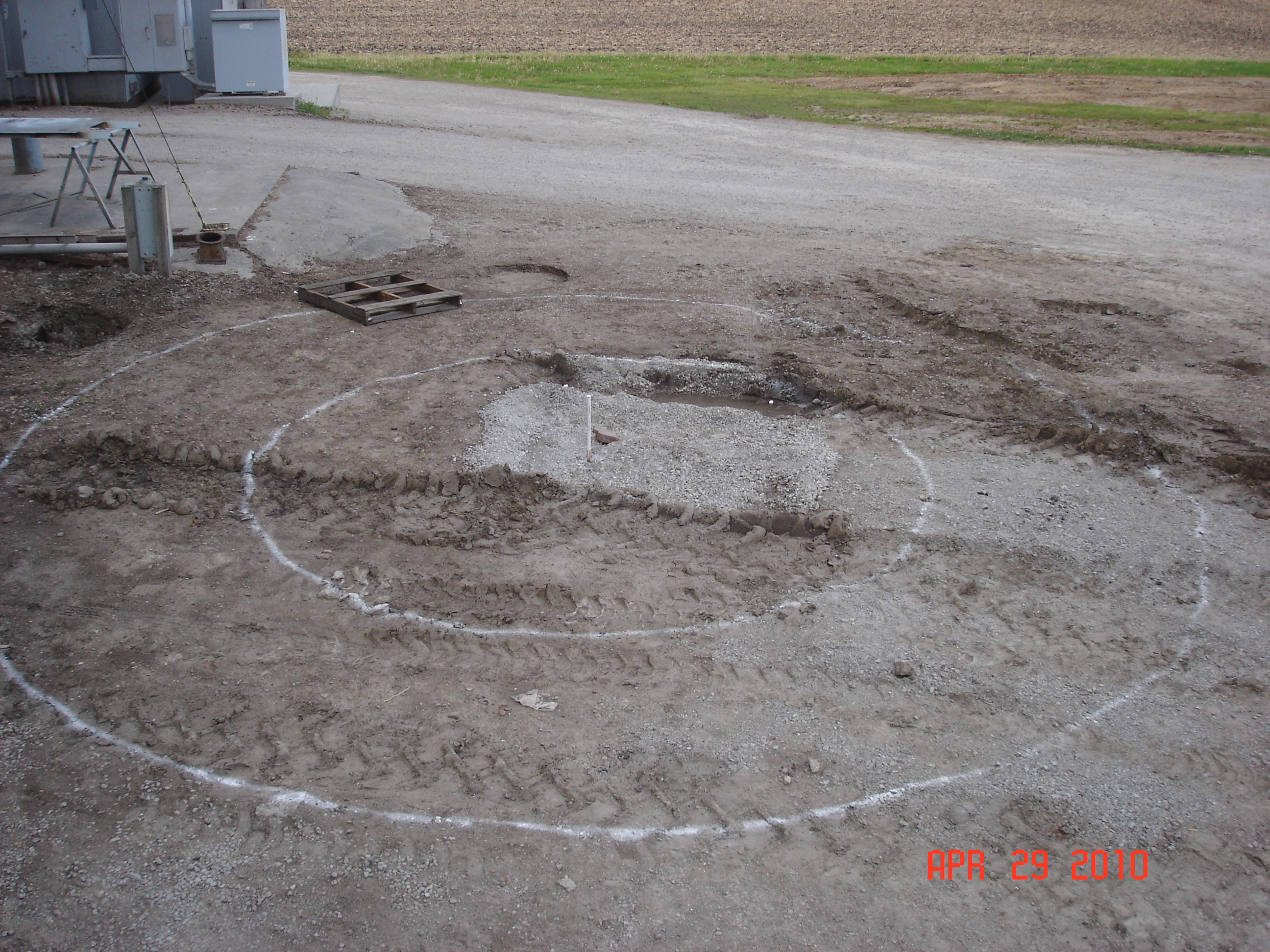Start of new dryer's foundation