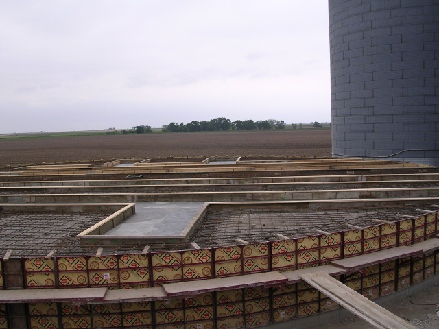 Base for new Johnston Siding Bin